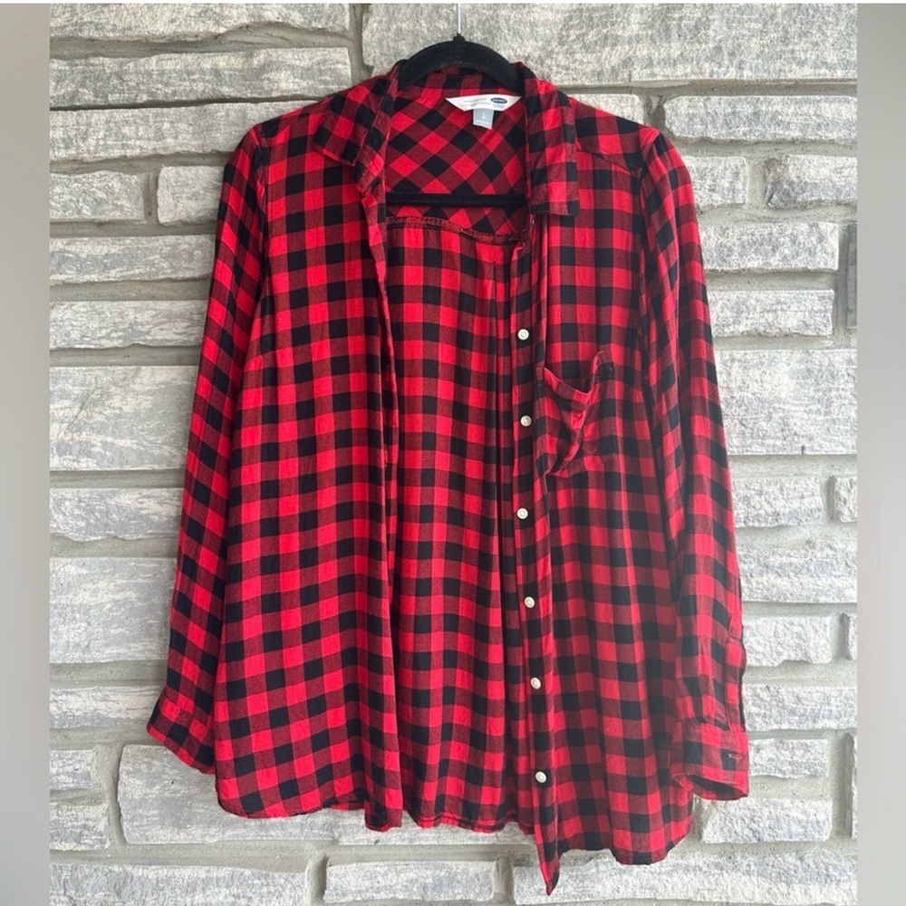 Old Navy - plaid button-up